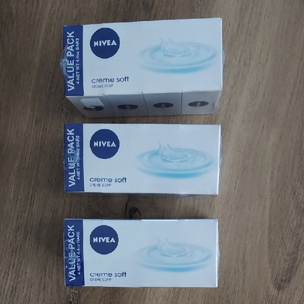 NEW 12 Bars NIVEA Creme Soft Soap Value Packs